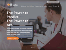 Tablet Screenshot of hbisolutions.com
